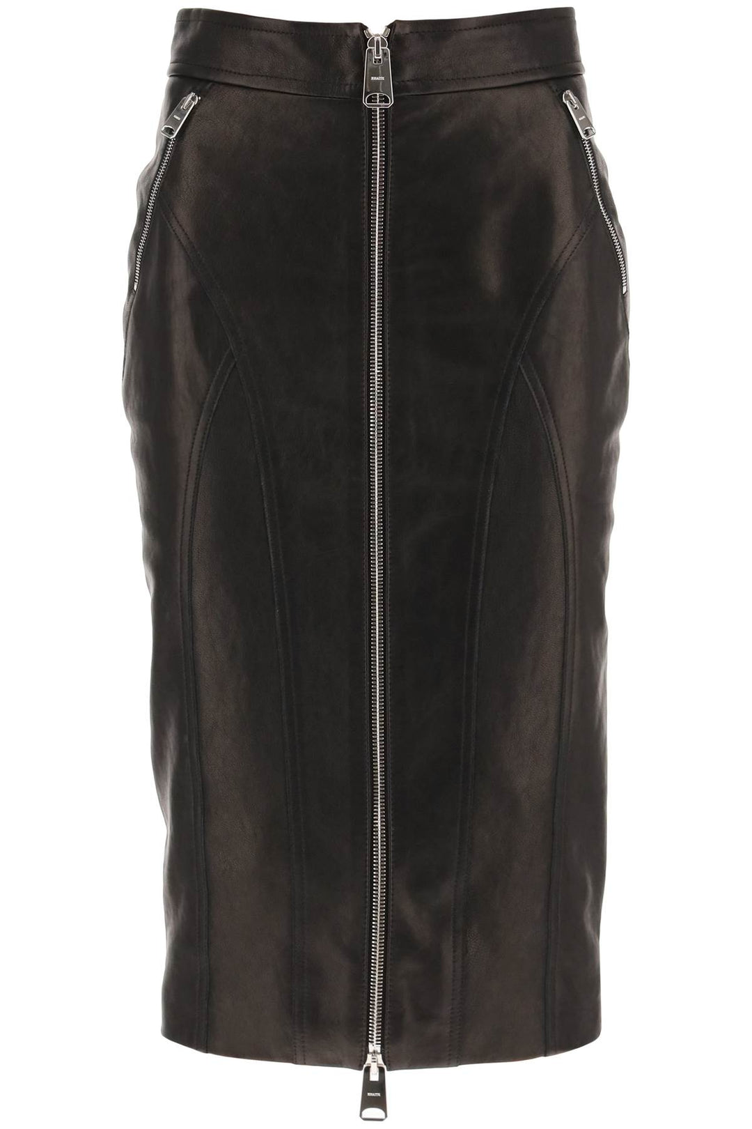 'Quincy' Leather Pencil Skirt - Khaite - Women