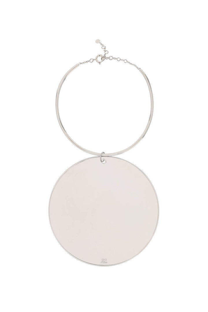 Mirror Charm Necklace - Courreges - Women