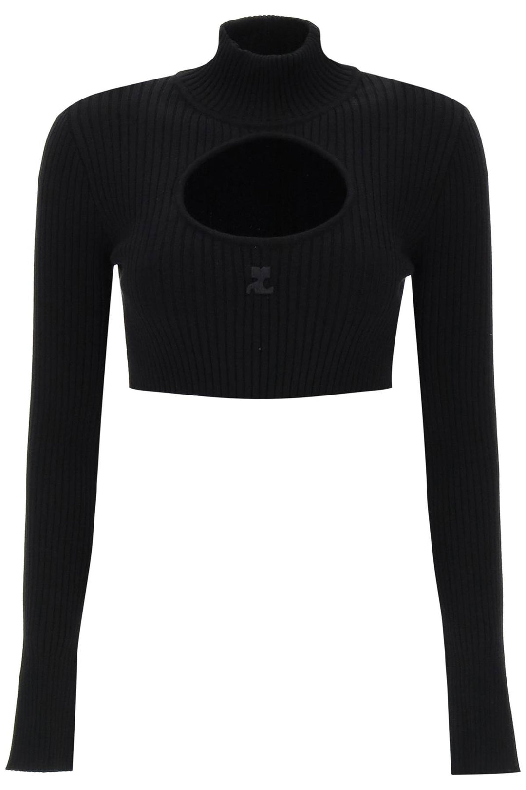 Cut Out Crop Top - Courreges - Women