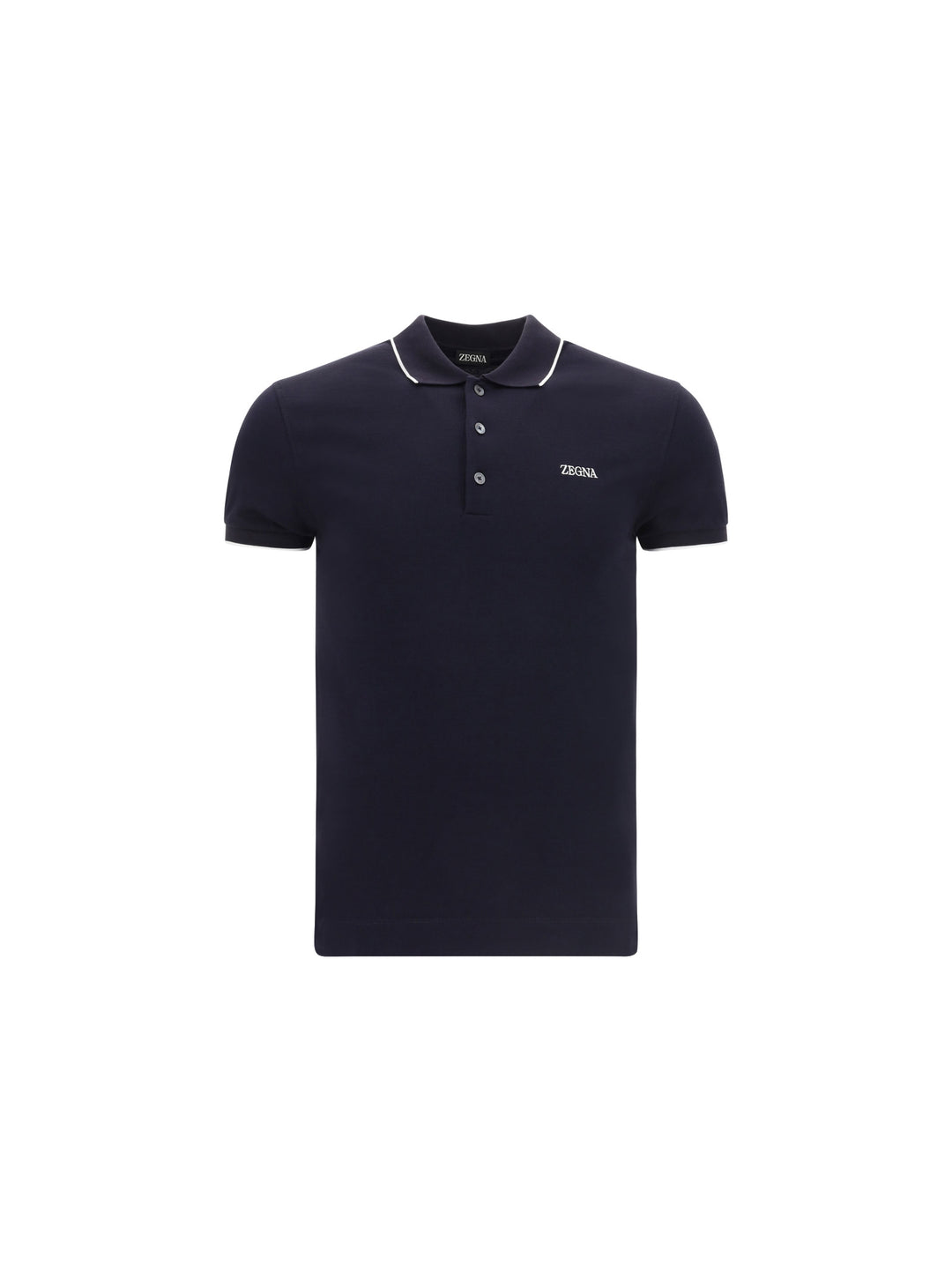 Cotton polo shirt with logo