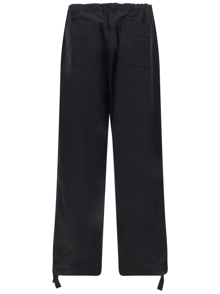 Cotton trouser with back embroidered logo