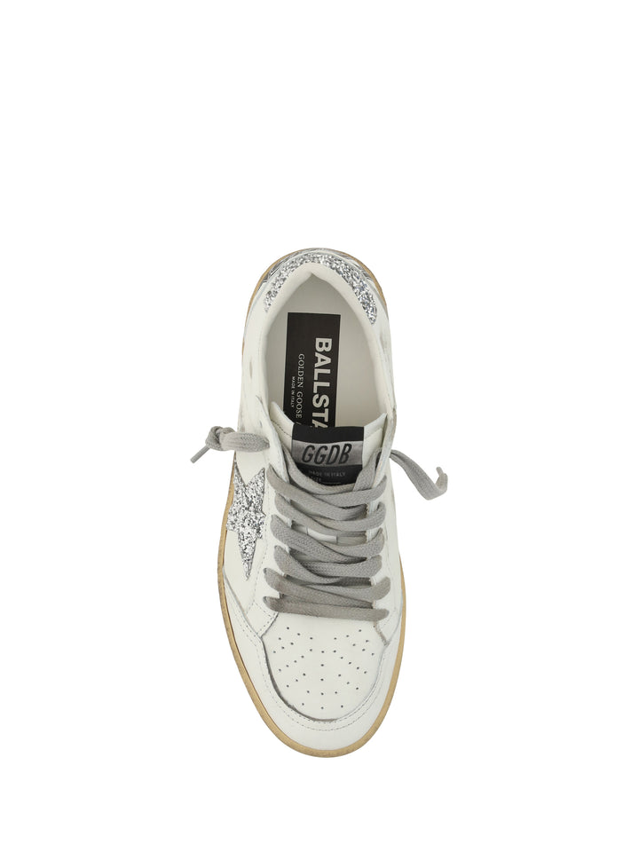 Leather sneakers with patch logo on the side