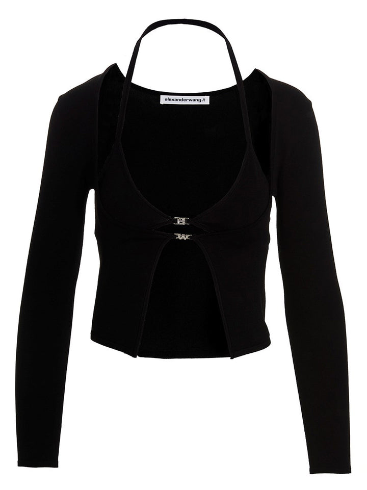 Hybrid Bikini Sweater, Cardigans Black