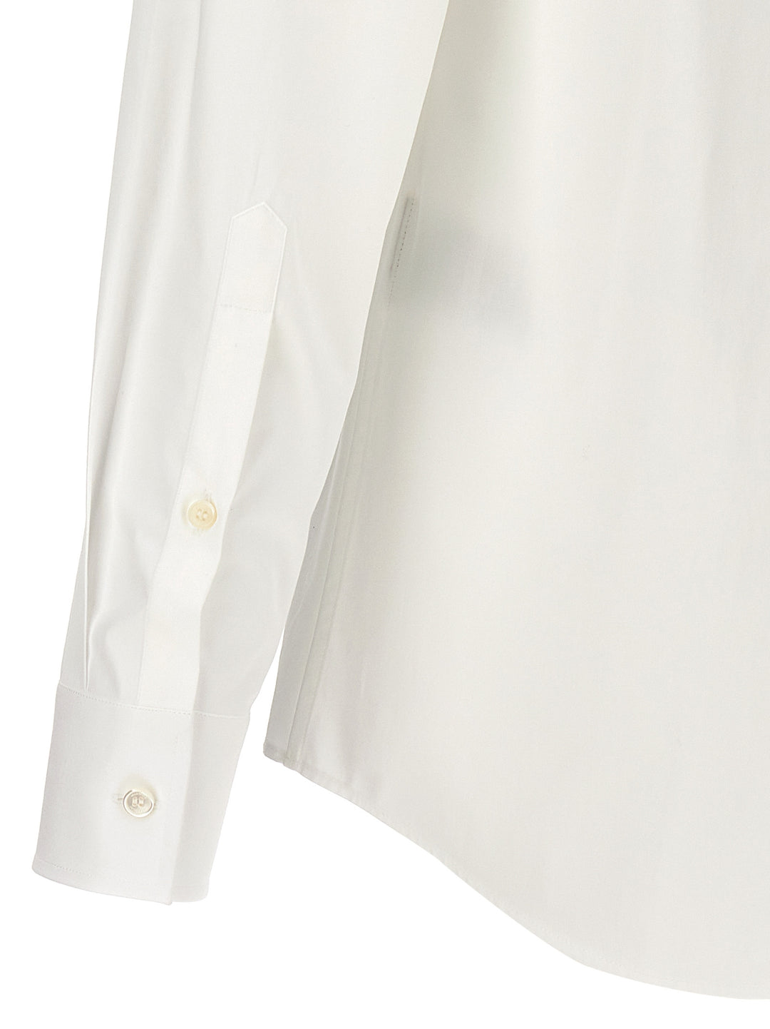 Valentino Shirt With Flower Patch Shirt, Blouse White