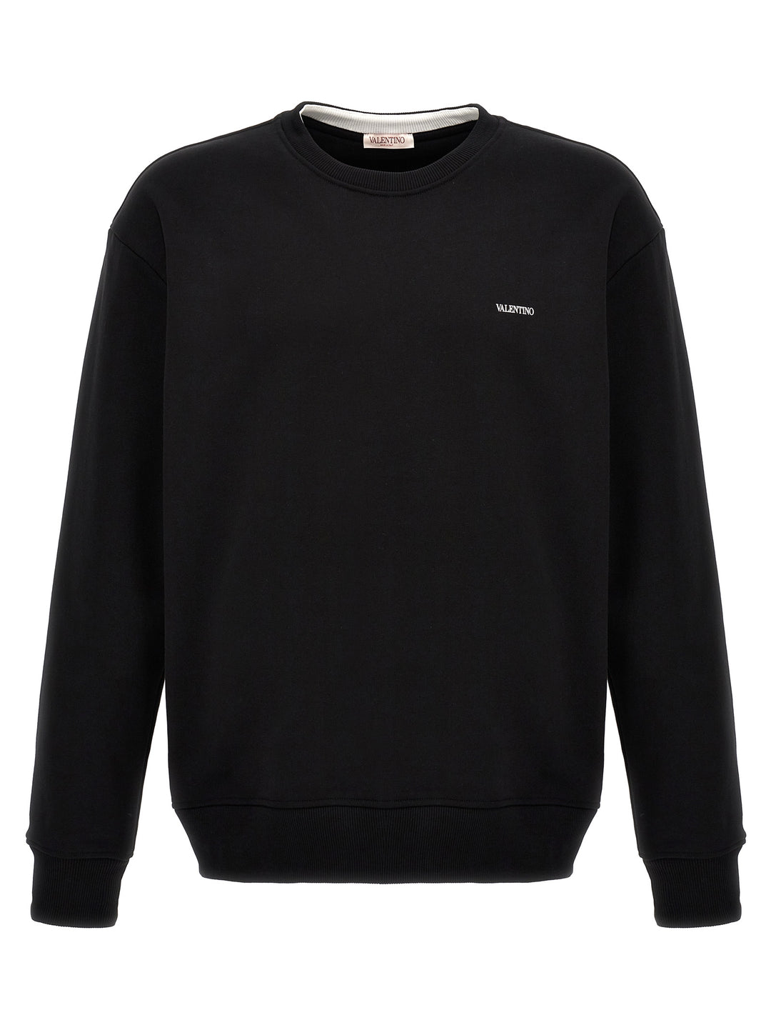 Valentino Logo Print Sweatshirt Black