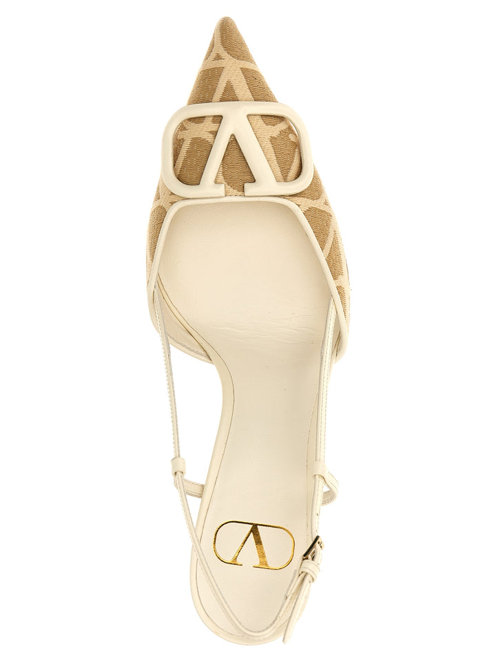 Toile Iconographe Pumps Beige