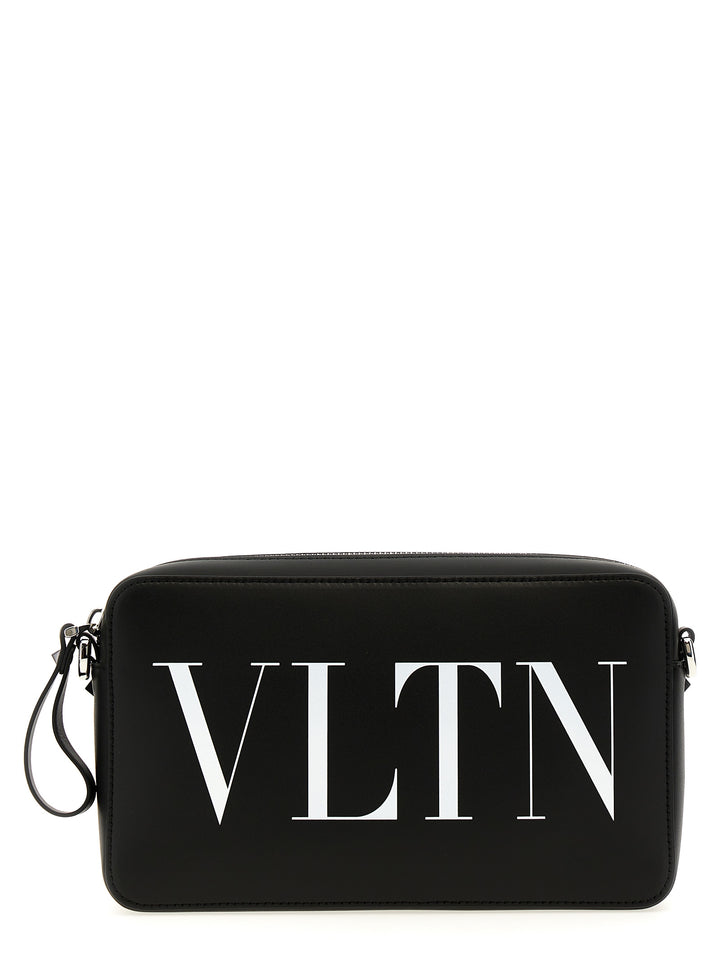 Vltn Crossbody Bags White/Black