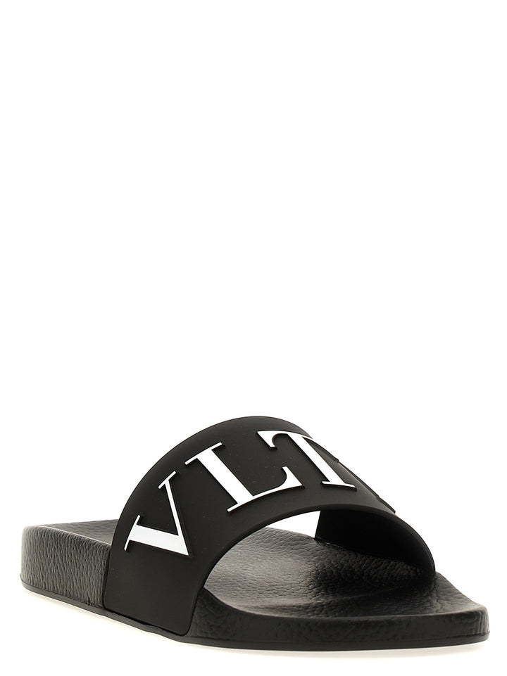 Vltn Sandals White/Black