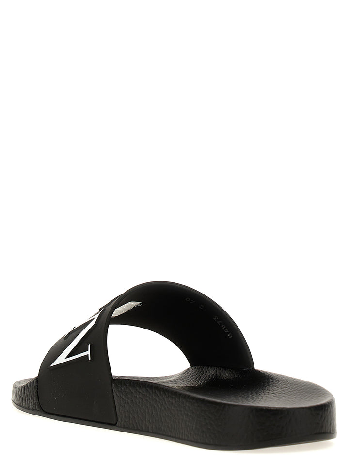 Vltn Sandals White/Black