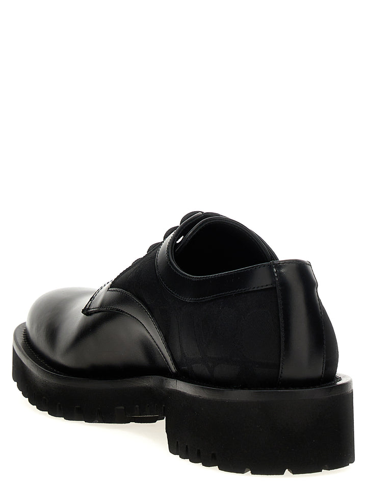 Toile Iconographe Lace Up Shoes Black