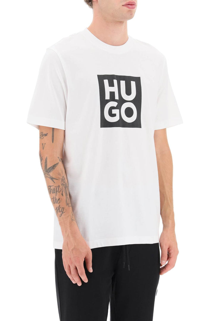 Daltor Logo Print T Shirt - Hugo - Men