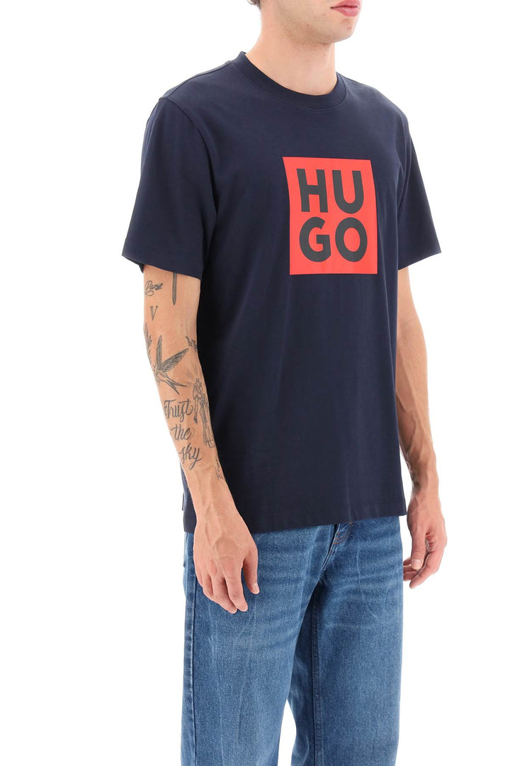 Daltor Logo Print T Shirt - Hugo - Men