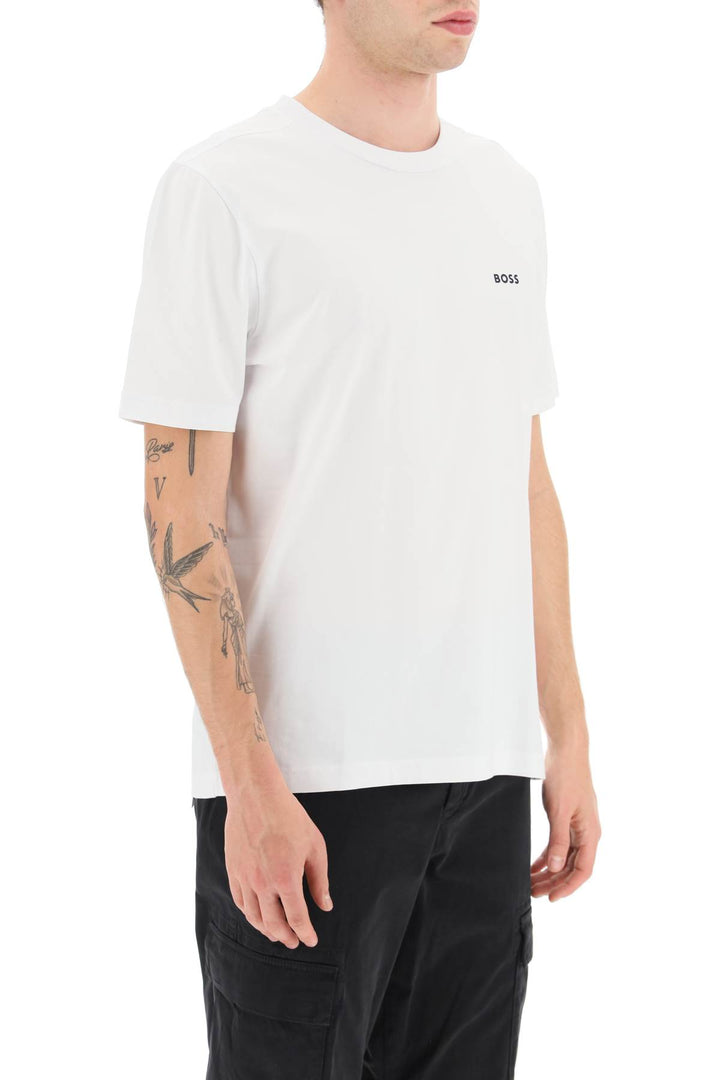 Stretch Cotton T Shirt - Boss - Men