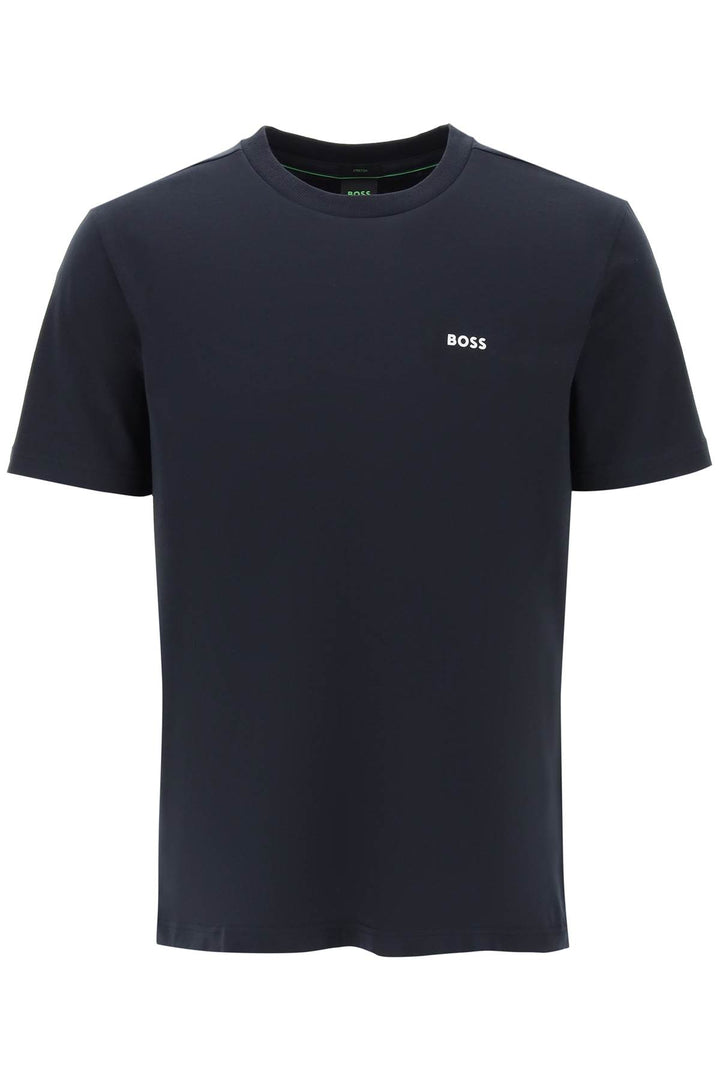 Stretch Cotton T Shirt - Boss - Men