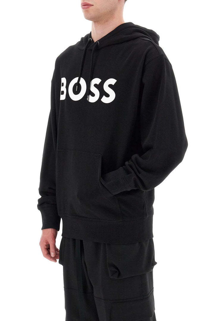 Logo Print Hoodie - Boss - Men