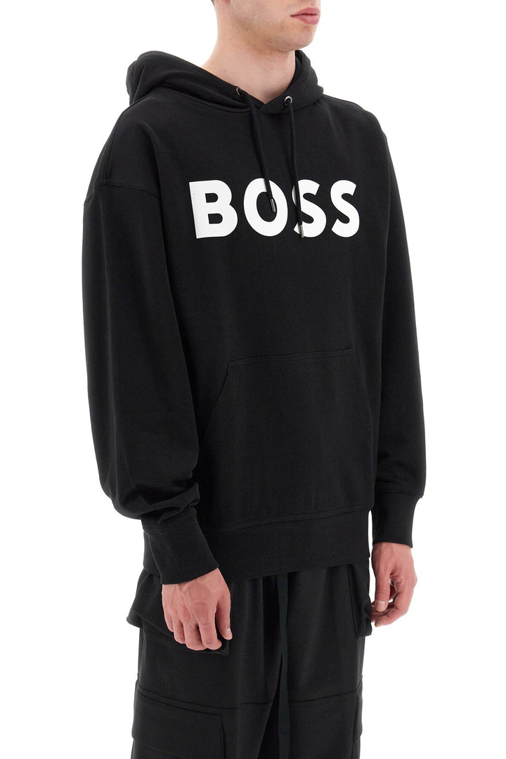 Logo Print Hoodie - Boss - Men