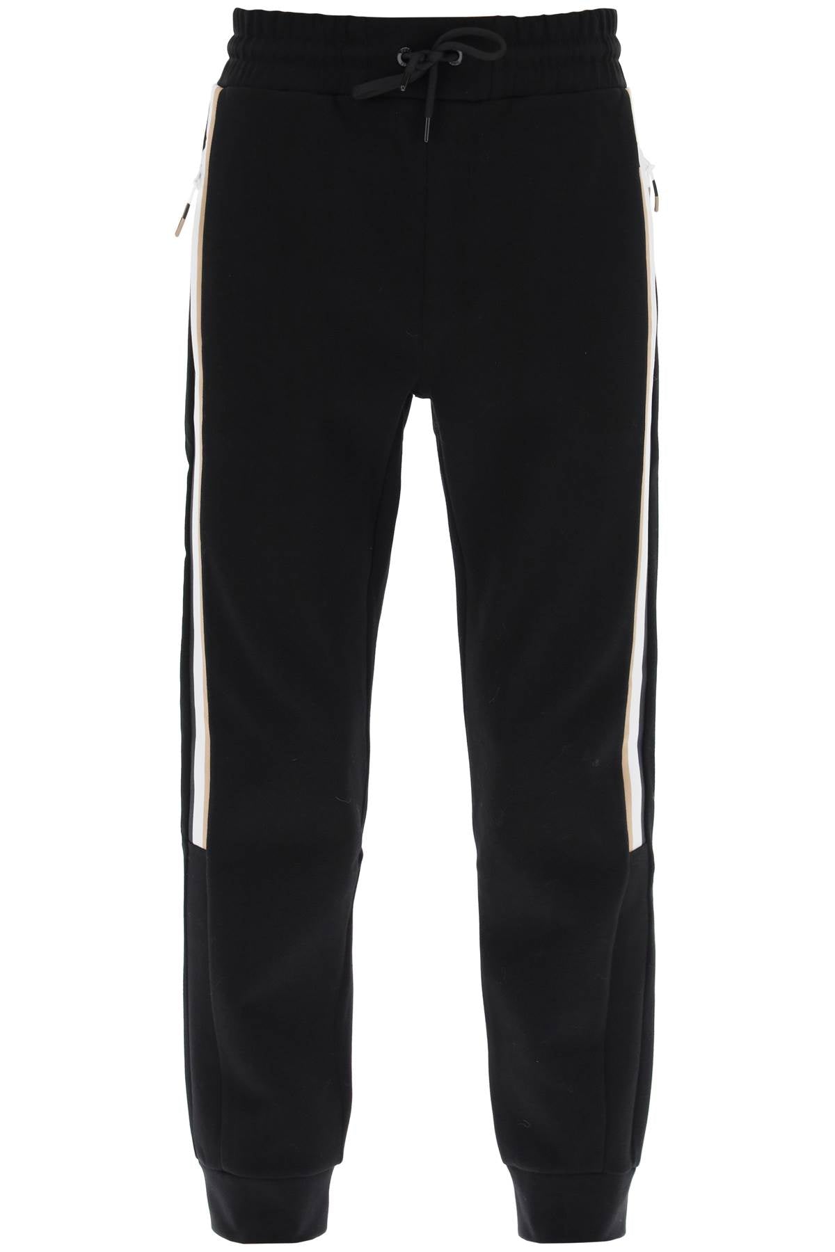 HUGO BOSS JOGGERS WITH TWO TONE SIDE BANDS