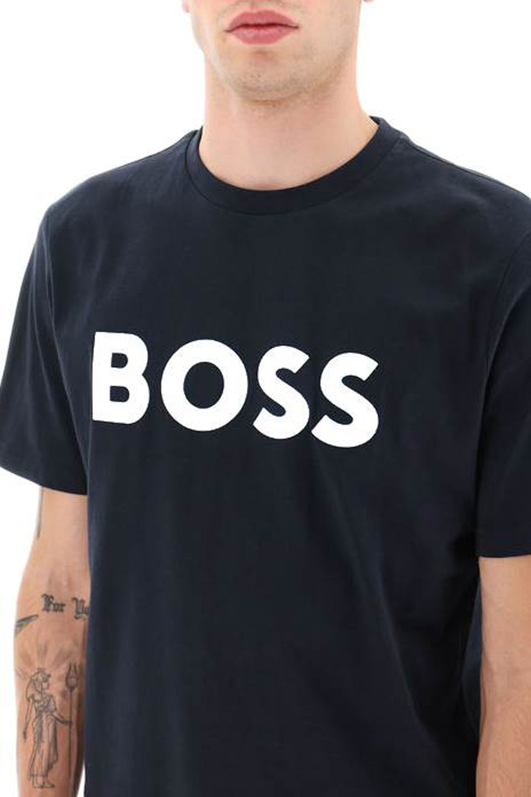 Tiburt 354 Logo Print T Shirt - Boss - Men