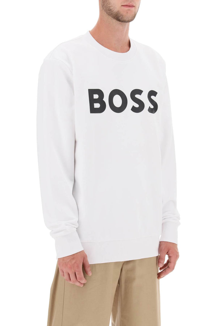 Logo Print Sweatshirt - Boss - Men