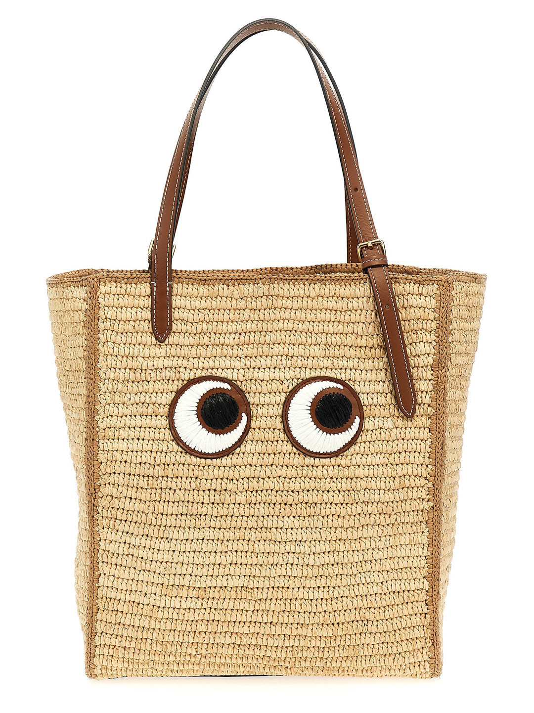 Eyes N/S Tote Bag Beige