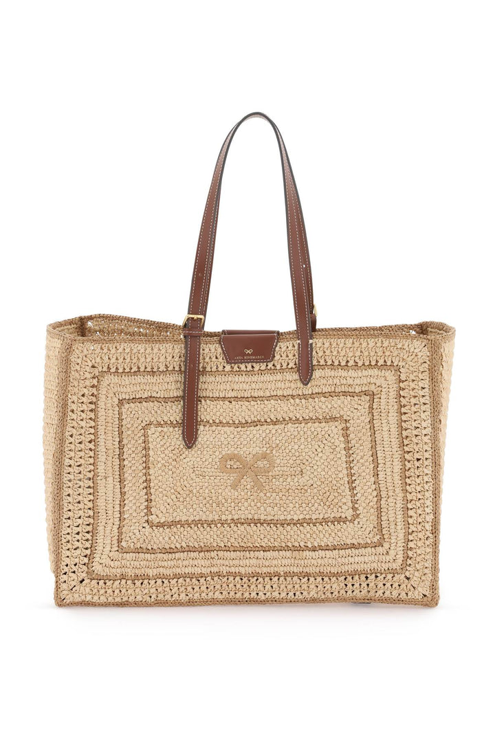 Borsa Tote Bow E/W In Rafia - Anya Hindmarch - Women