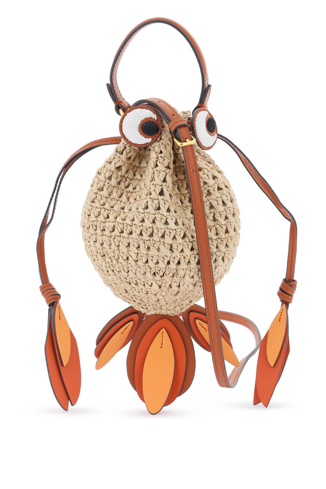 Raffia Gold Fish Handbag - Anya Hindmarch - Women