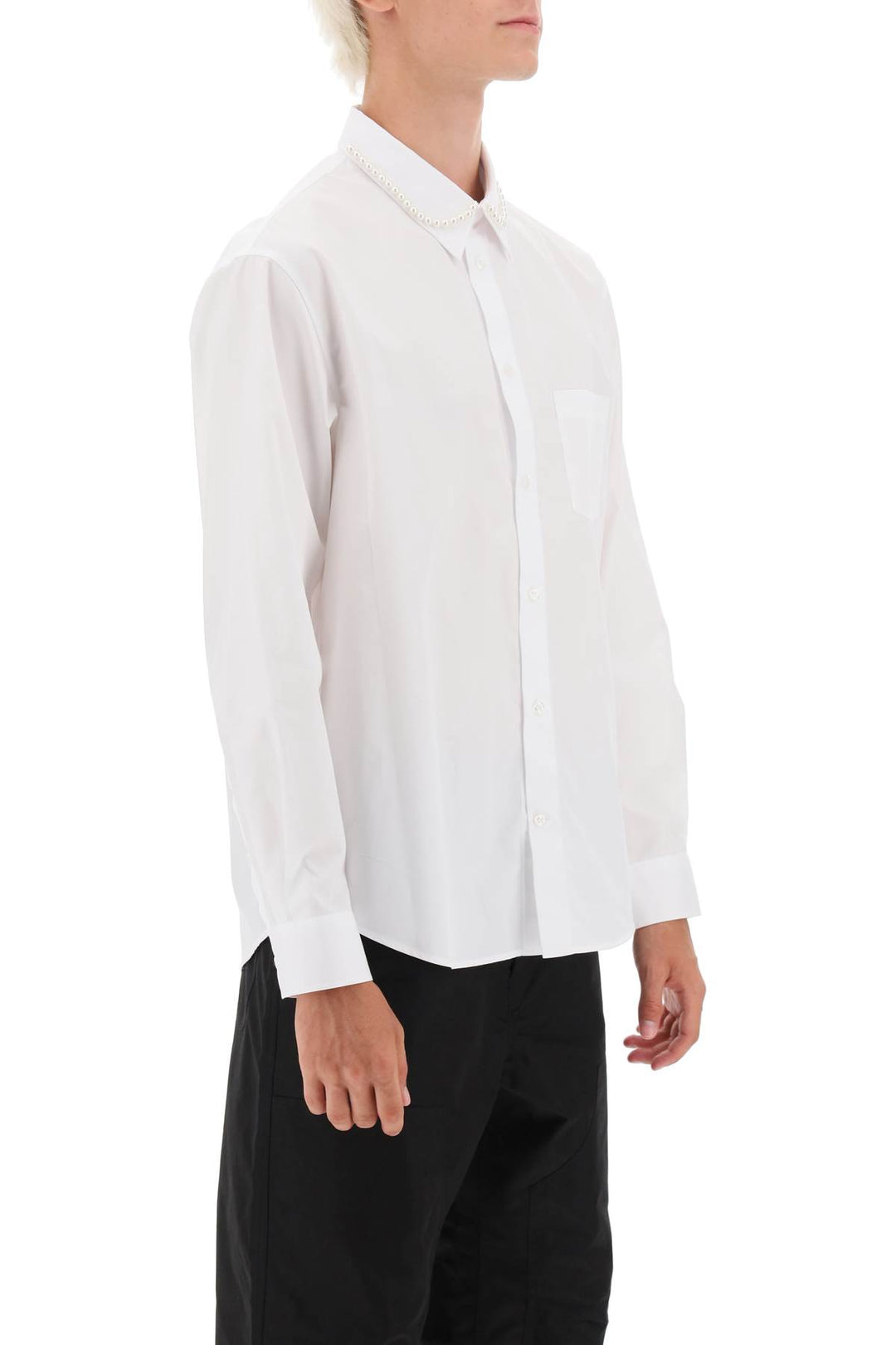 Classic Shirt With Decorated Collar - Simone Rocha - Men