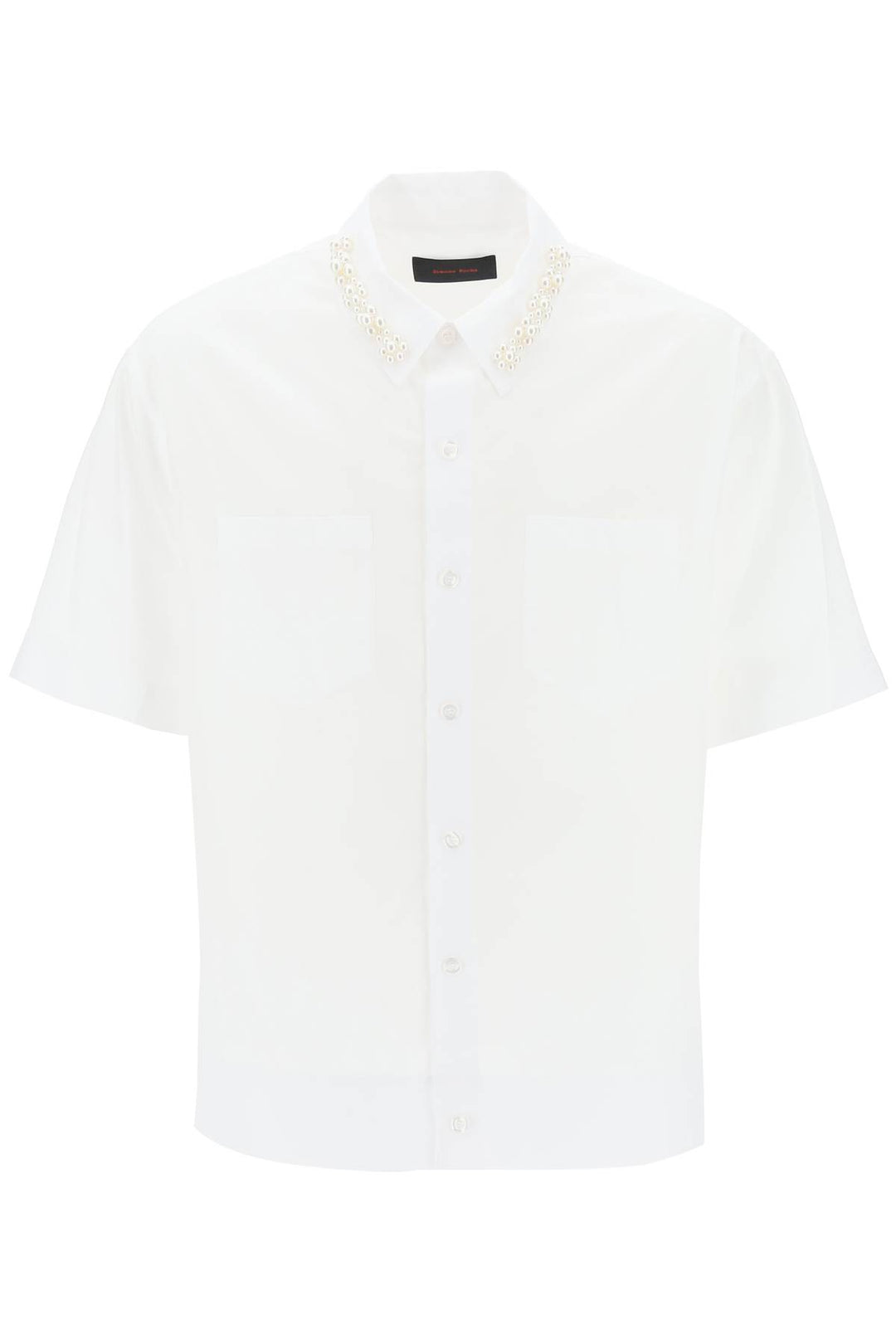 Oversize Shirt With Pearls - Simone Rocha - Men