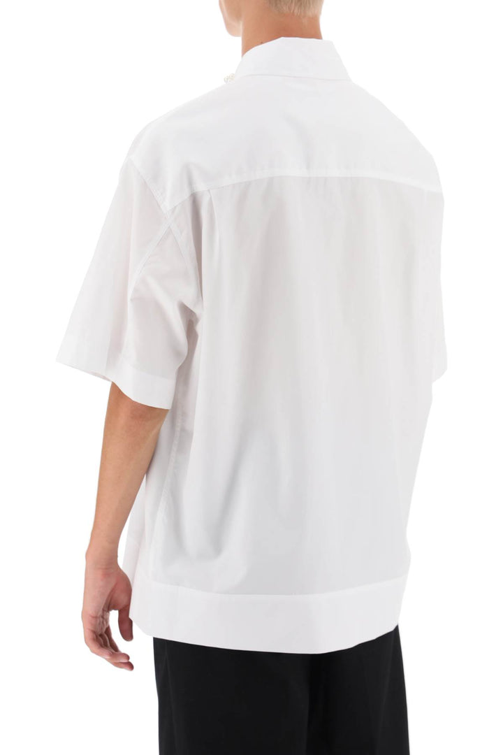 Oversize Shirt With Pearls - Simone Rocha - Men