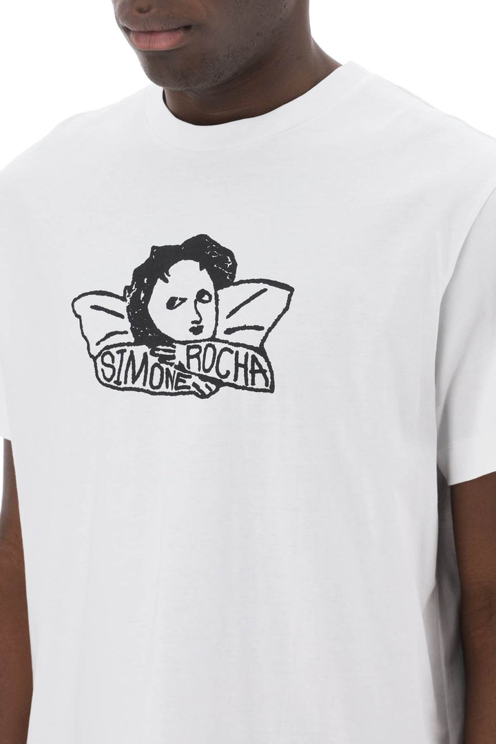 T Shirt Stampa Angel Baby - Simone Rocha - Men