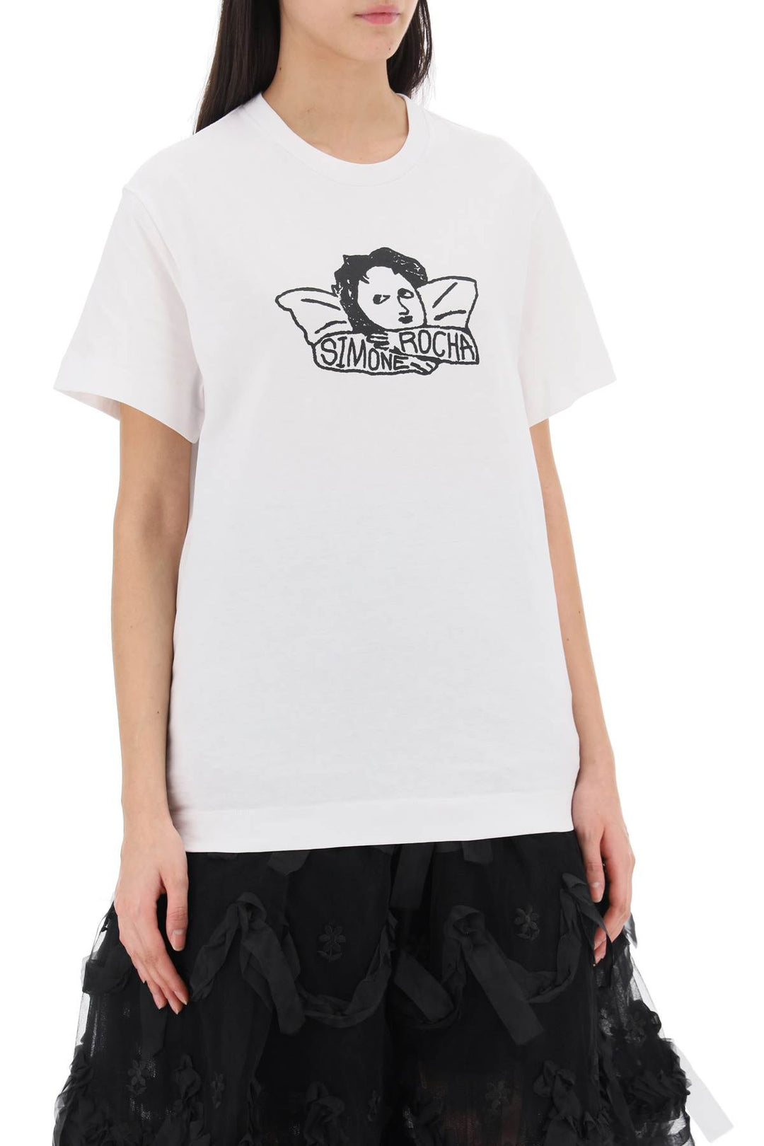 Angel Baby Crewneck T Shirt - Simone Rocha - Women