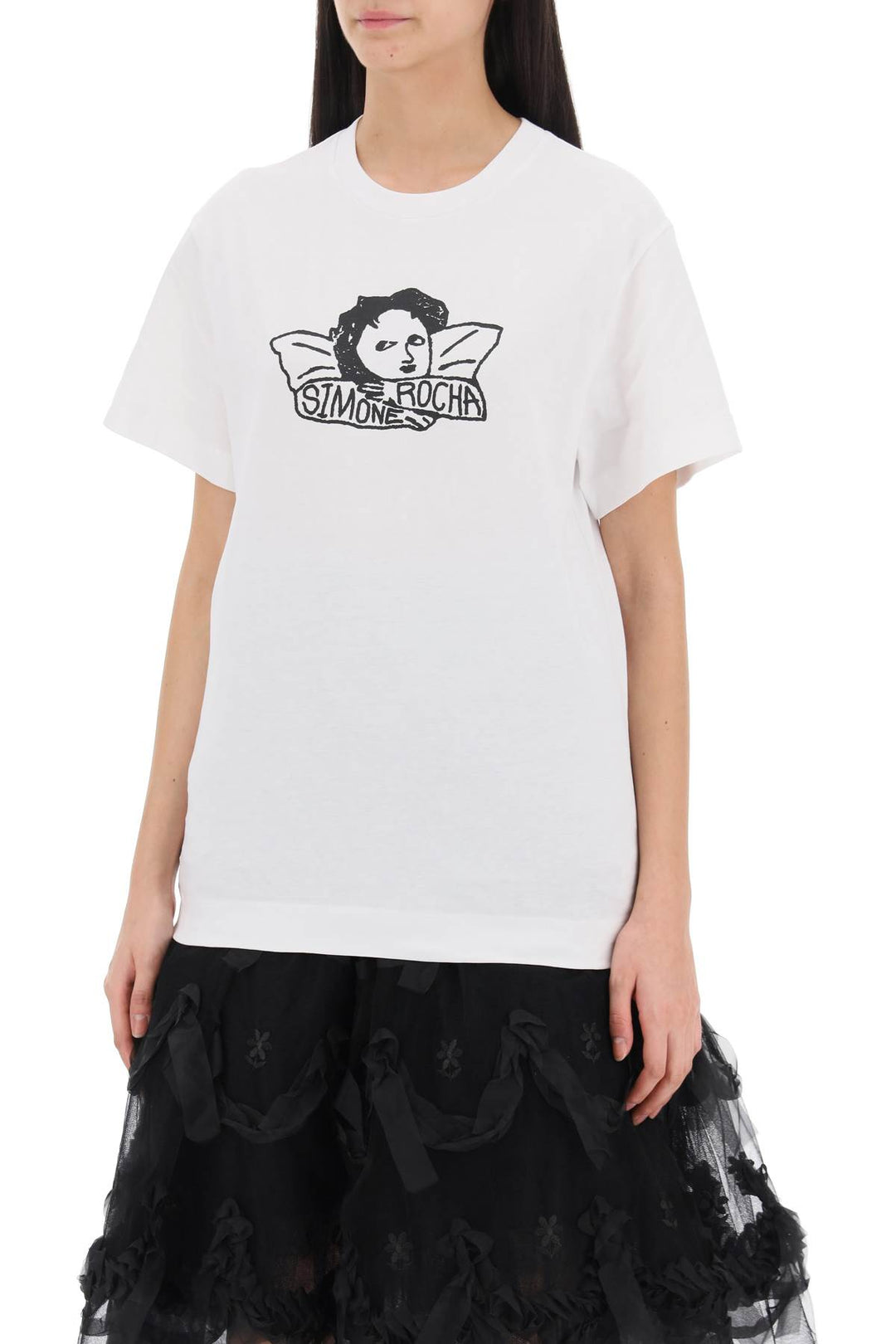 Angel Baby Crewneck T Shirt - Simone Rocha - Women