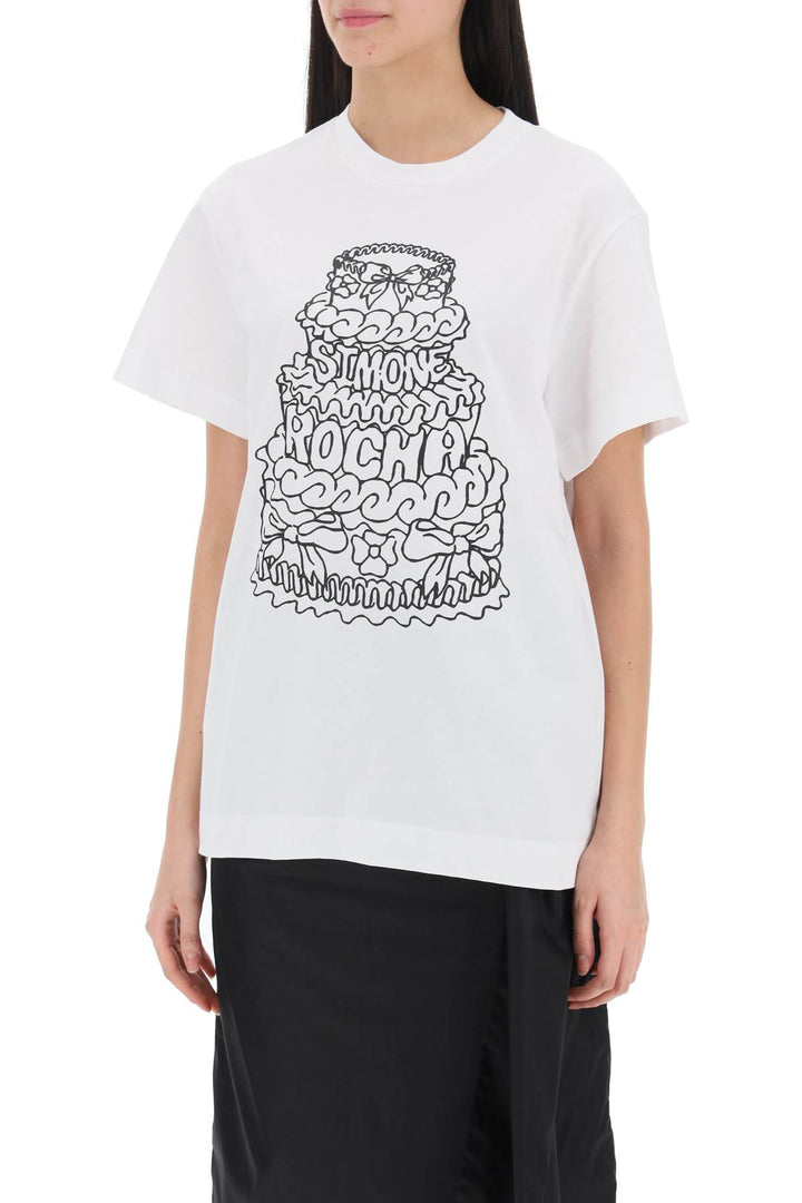 Cake Crewneck T Shirt - Simone Rocha - Women