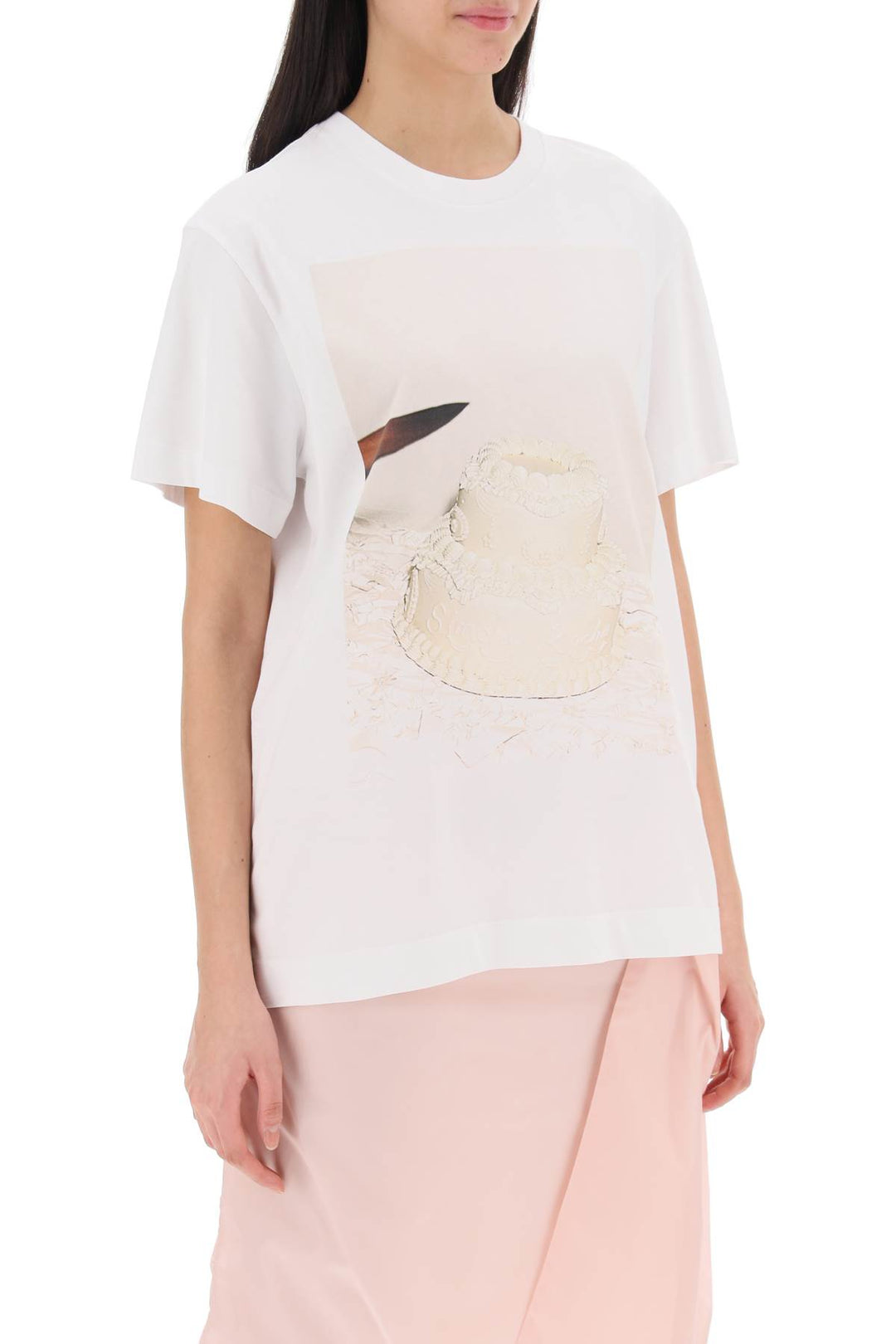 Cutting Cake Crew Neck T Shirt - Simone Rocha - Women