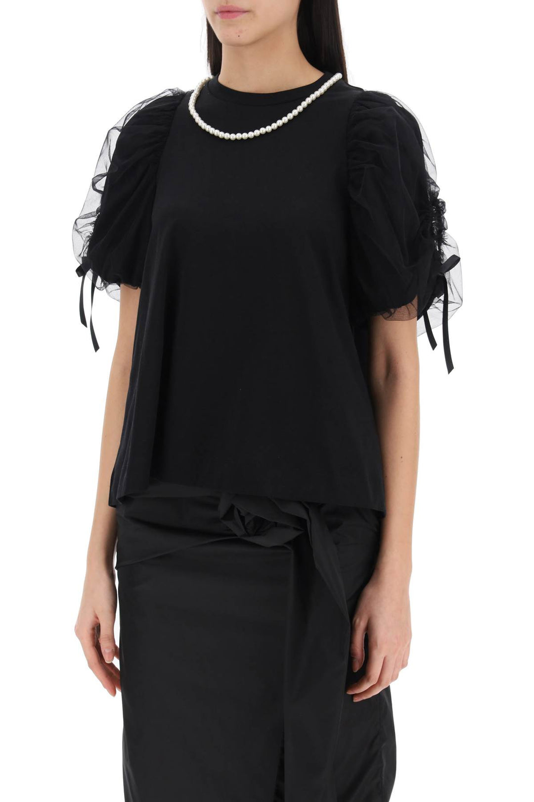 Puff Sleeves T Shirt - Simone Rocha - Women