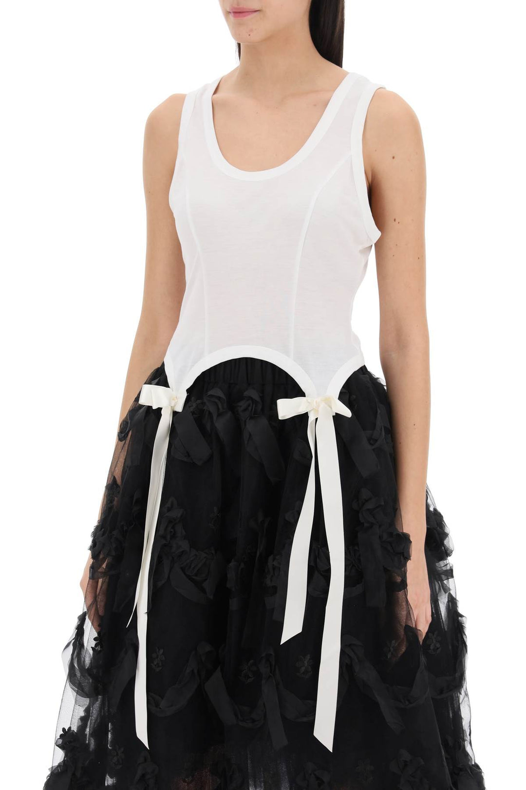 Easy Cropped Top With Bow Tails - Simone Rocha - Women