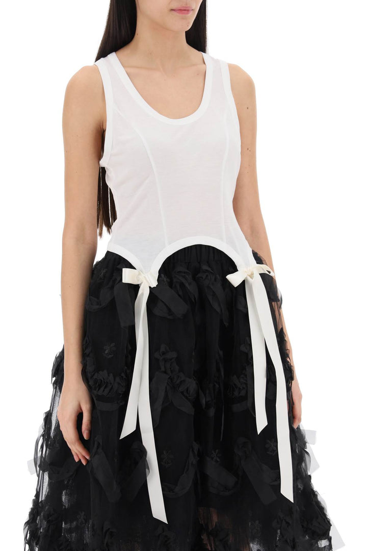 Easy Cropped Top With Bow Tails - Simone Rocha - Women