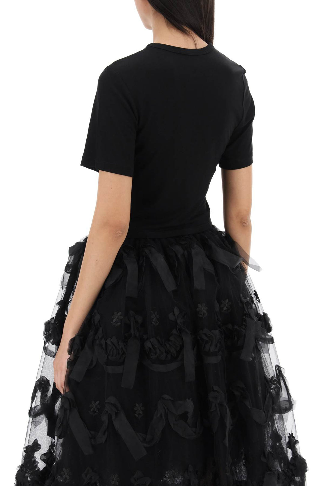 Easy T Shirt With Bow Tails - Simone Rocha - Women