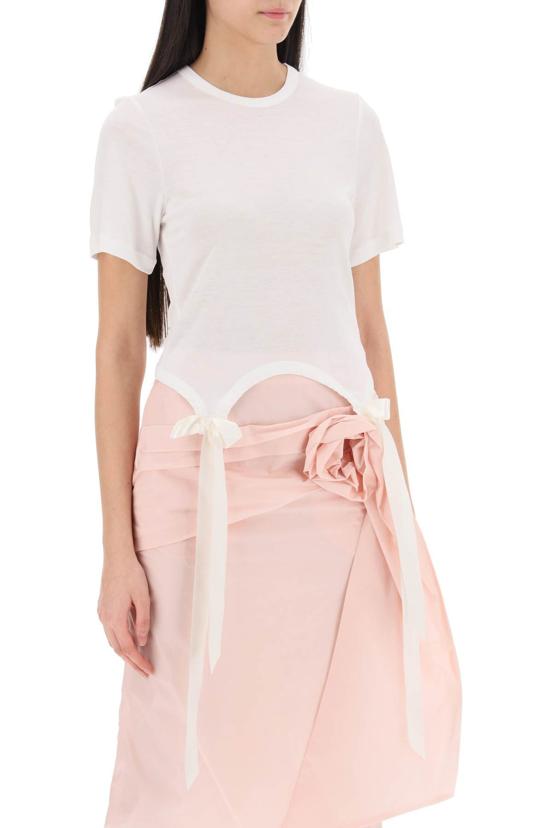 Easy T Shirt With Bow Tails - Simone Rocha - Women