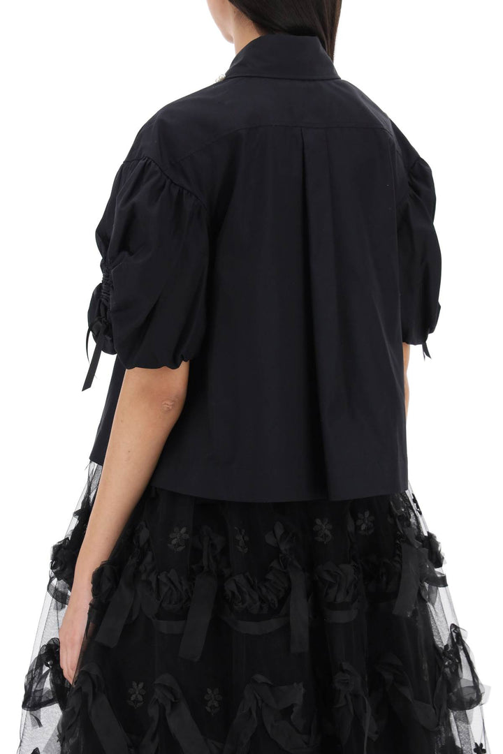 Puff Sleeve Boxy Shirt - Simone Rocha - Women