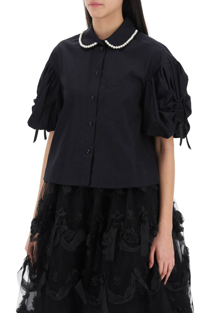 Puff Sleeve Boxy Shirt - Simone Rocha - Women