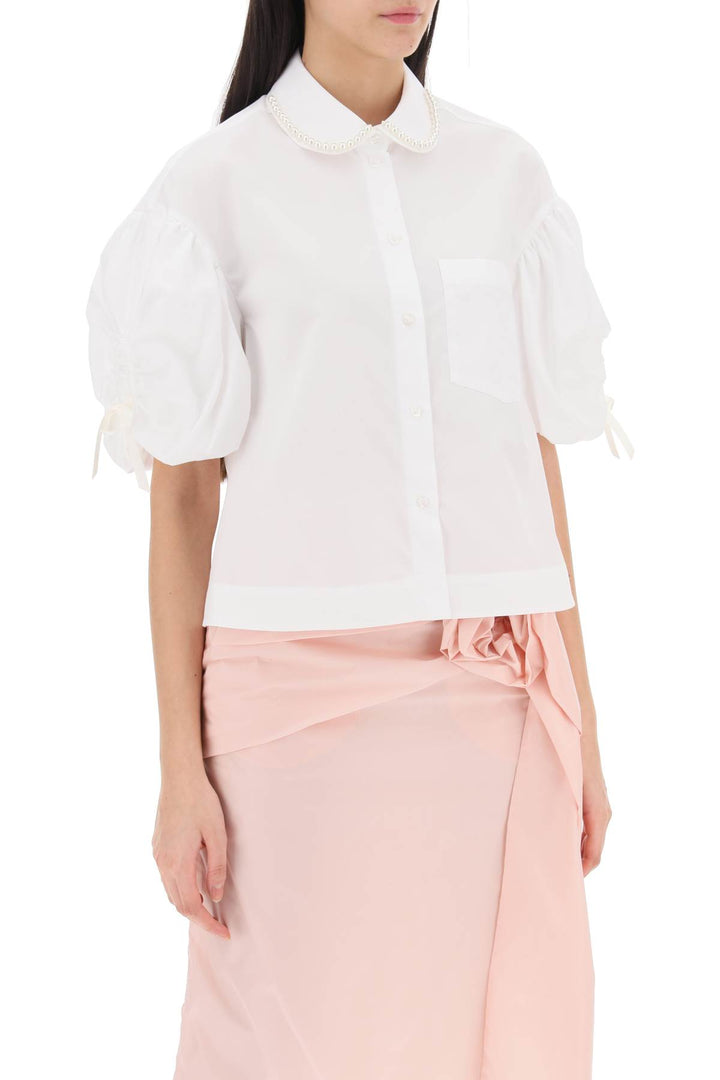 Puff Sleeve Boxy Shirt - Simone Rocha - Women