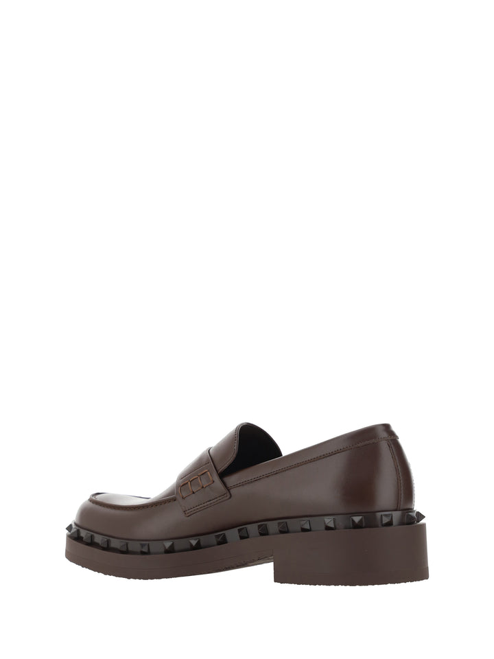 Rockstud M-way Loafer Shoes