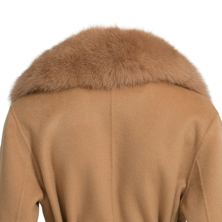 Coat Chic Camel Mixed Cashmere