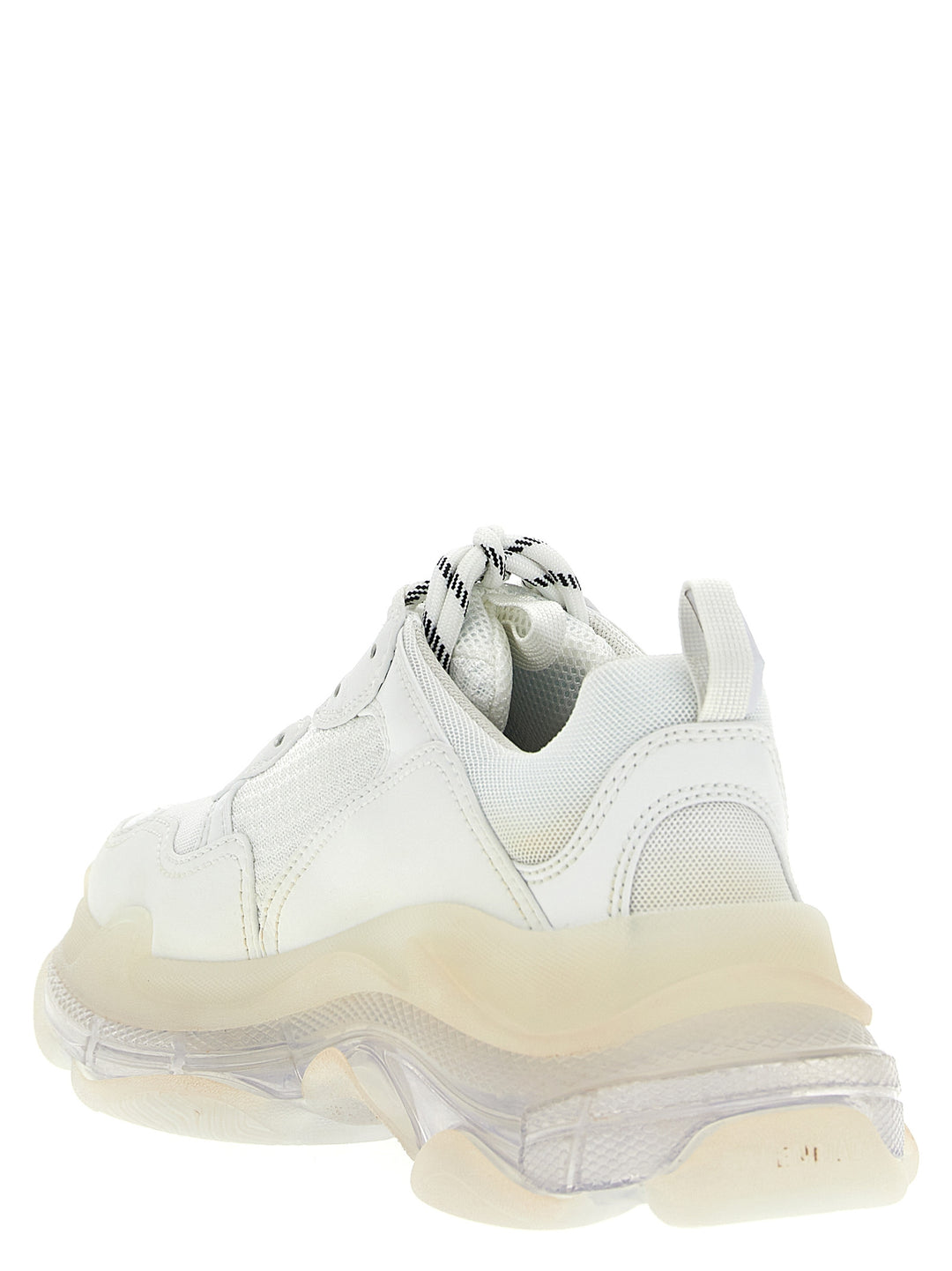 Triple S Clear Sole Sneakers White