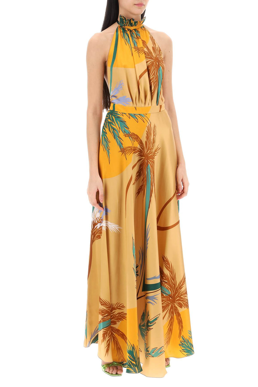 Giovanna Silk Satin Maxi Dress - Raquel Diniz - Women