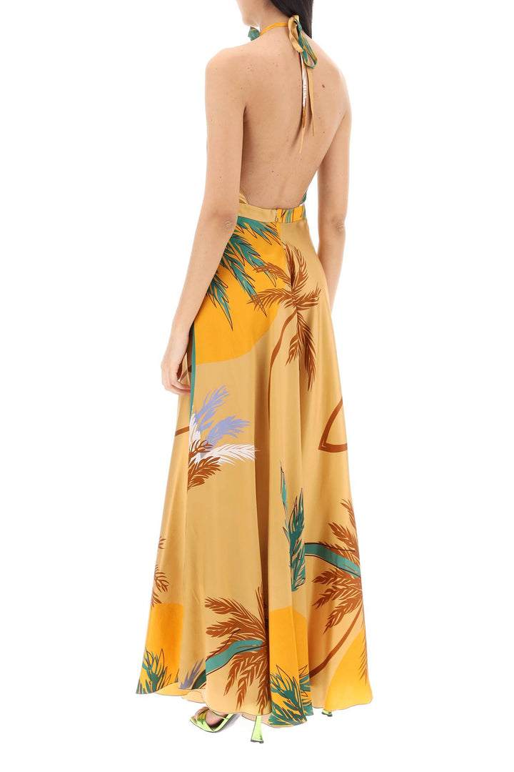 Giovanna Silk Satin Maxi Dress - Raquel Diniz - Women