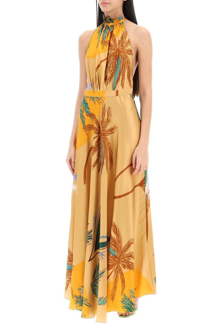 Giovanna Silk Satin Maxi Dress - Raquel Diniz - Women