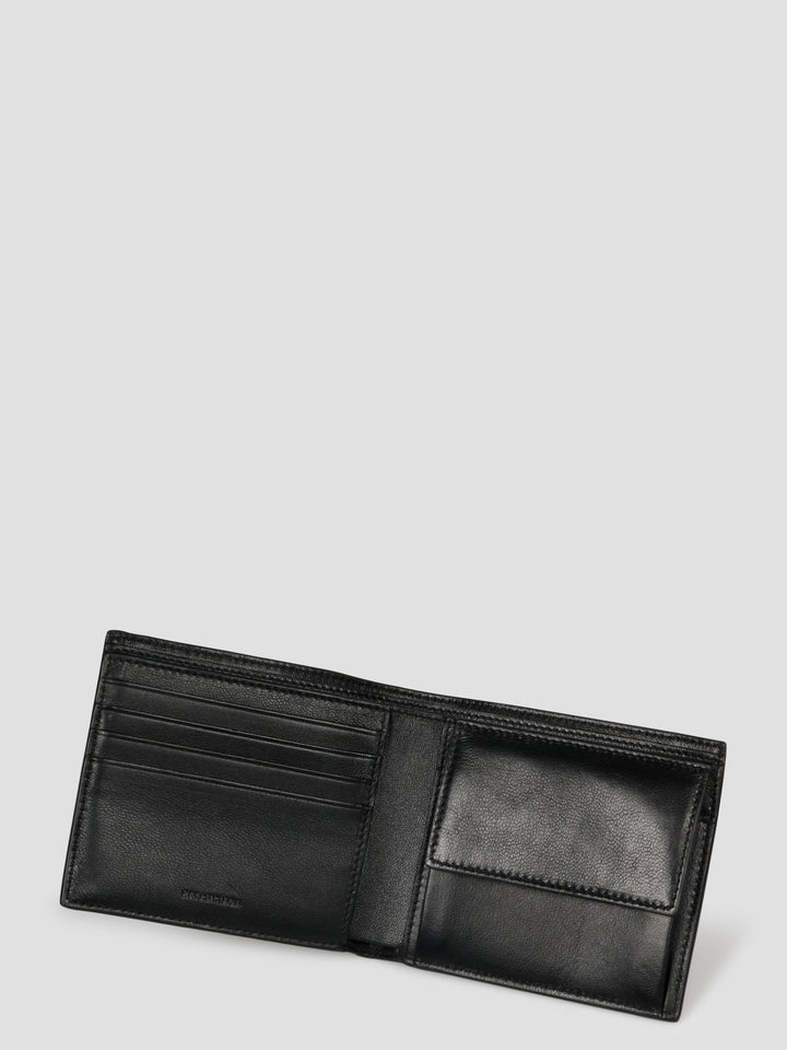 Cash square folded coin wallet