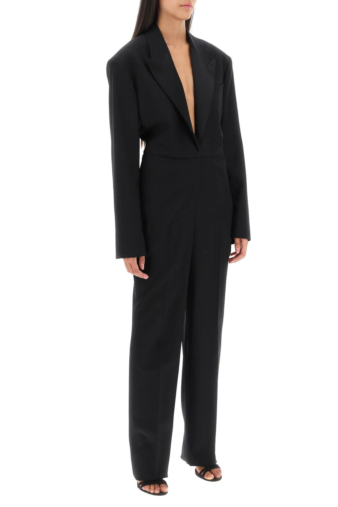 Wool Tuxedo Jumpsuit - Stella Mc Cartney - Women